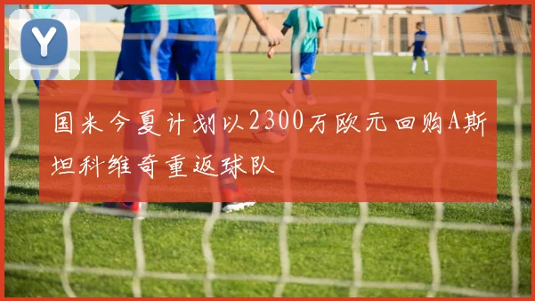国米今夏计划以2300万欧元回购A斯坦科维奇重返球队